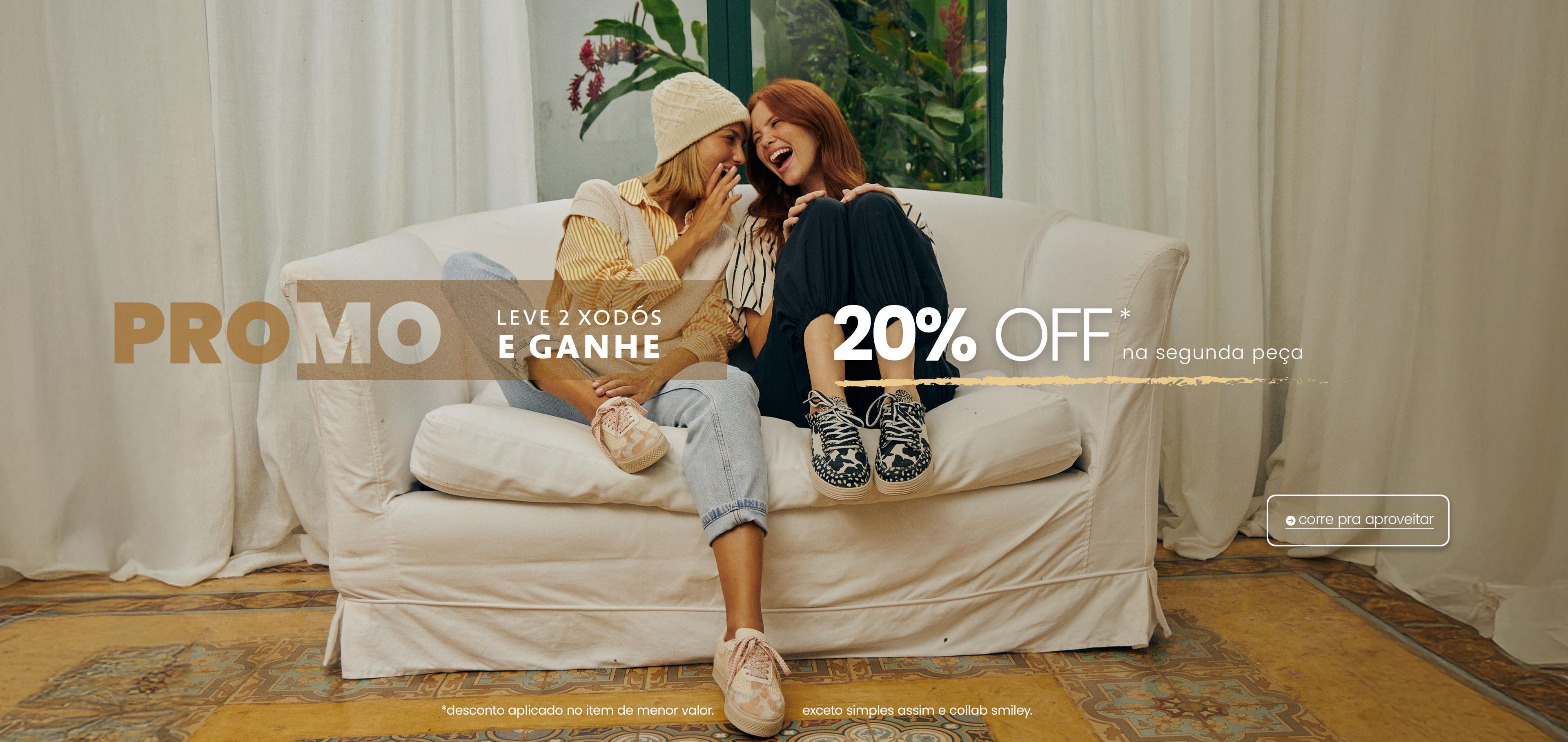 Promo 20%off na segunda peça